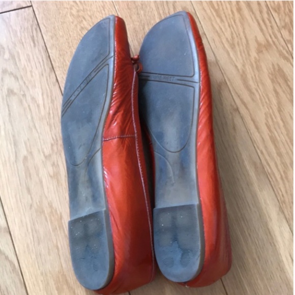Nine West Patent Leather Ballet Flats_Burnt Orange - Picture 3 of 3